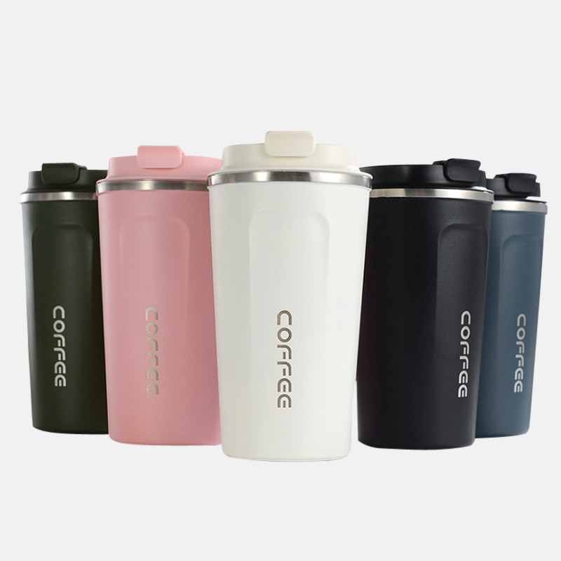 510/380ML Double acier inoxydable Thermos bouteille d'eau tasse à café épaissi voyage Thermo tasse pour Thermos fiole Termo café