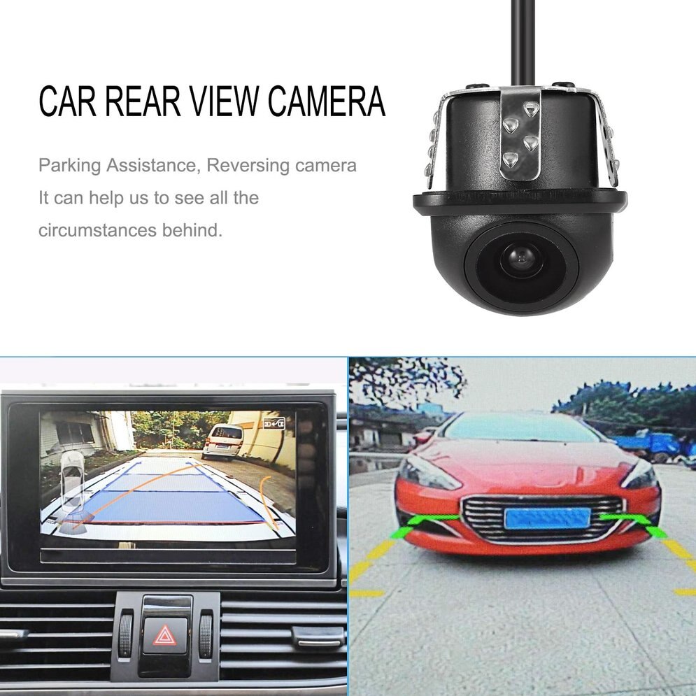 Waterproof Wide Angle Car Backup Rear View Camera With Mirror Image Convert Line Reverse Camera Parking Assistance System