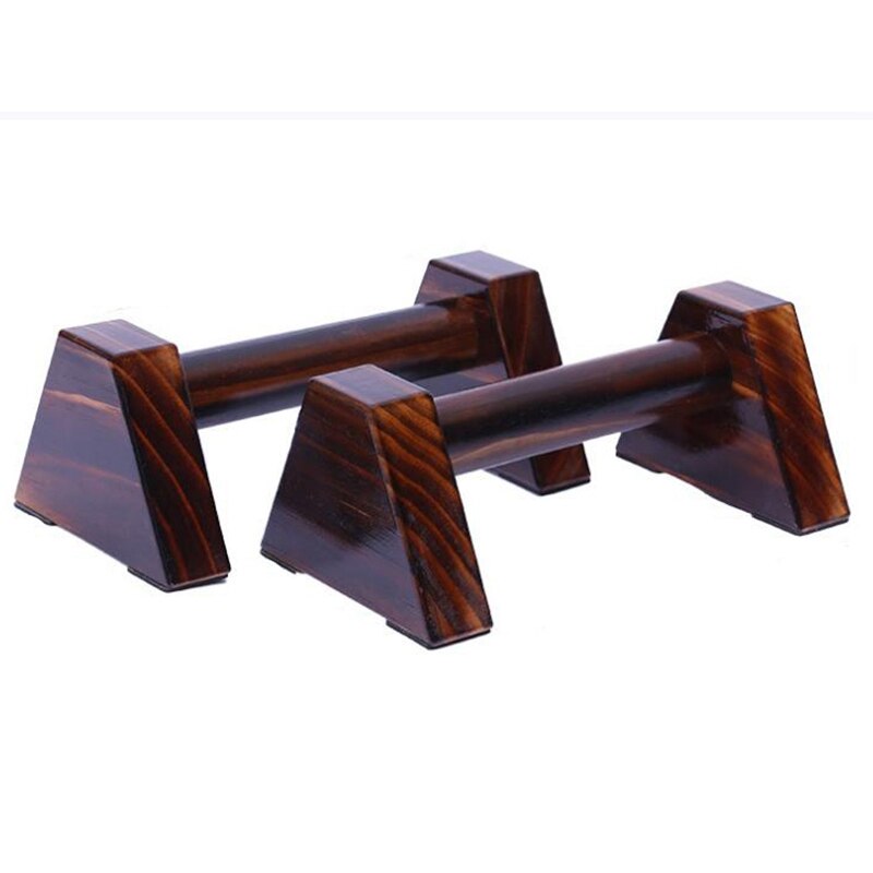 40CM Wooden Push-Ups, 1 Pair of Inverted Supports, Balanced Parallel Bars, H-Shaped Double Bar Fitness Equipment: Default Title