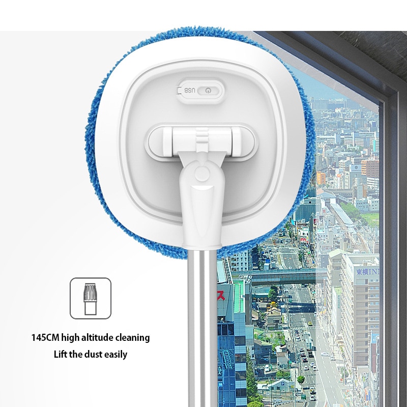 Glass Cleaning Robot Wireless Electric Telescopic Lazy Powerful Cleaner Dry and Wet Mopping Home Office Floor Cleaning Machine