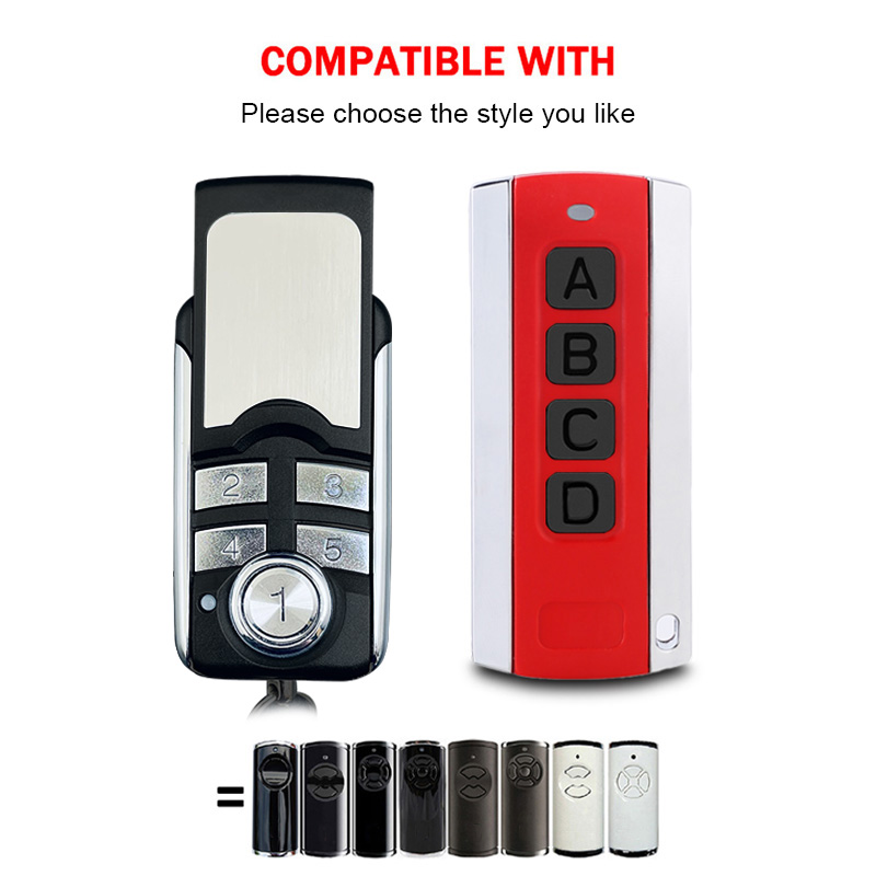 HORMANN HS4-868-BS HS5-868-BS HSE4-868-BS HSE2-868-BS HS1-868-BS HSP4-868-BS HSD2-868-BS HSS4-868-BS Control remoto para puerta de garaje
