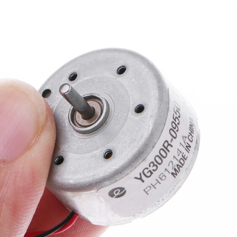 1 pcs Mini Micro 300 Zonne-energie Motor 5500 RPM DC 3 V-6 V Speelgoed Deel