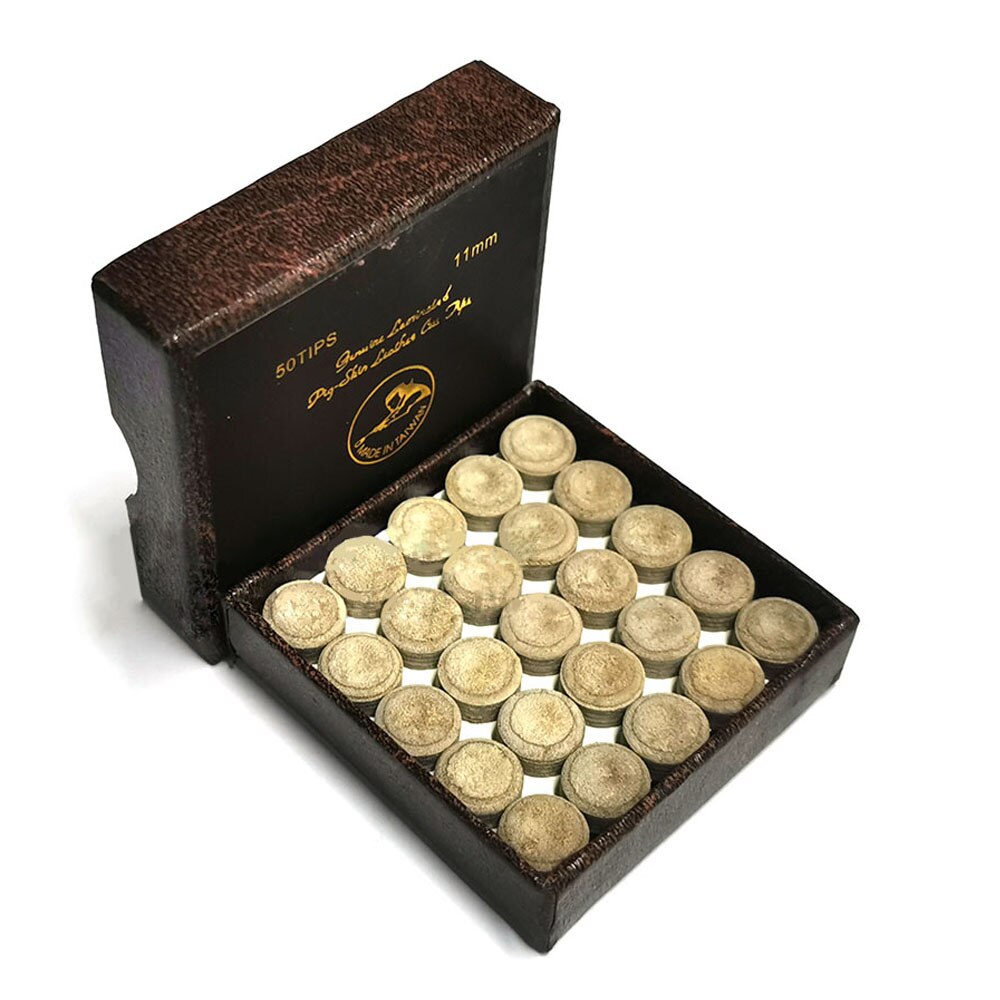 10/11/13mm 50/5 st biljardkösspetsar h hårdhet biljardsnookerköspetsar tillbehör för biljardköer: 50 st 11mm