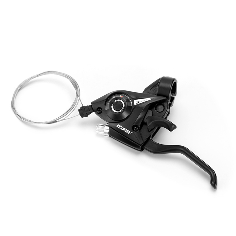 21 Speed Shift Lever Shifter Right Left Bicycle Derailleur MTB Mountain Hybrid Bike Bicycle Parts Transmission Trigger Set: Left finger