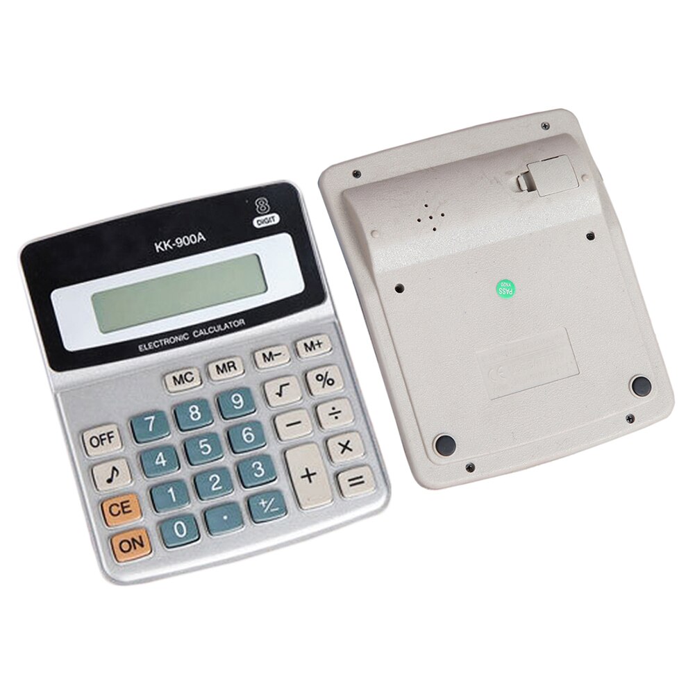 1pc Office Commercial Calculator 8 Digit Large Screen Computer Financial Accounting Electronic Calculator Battery Powered