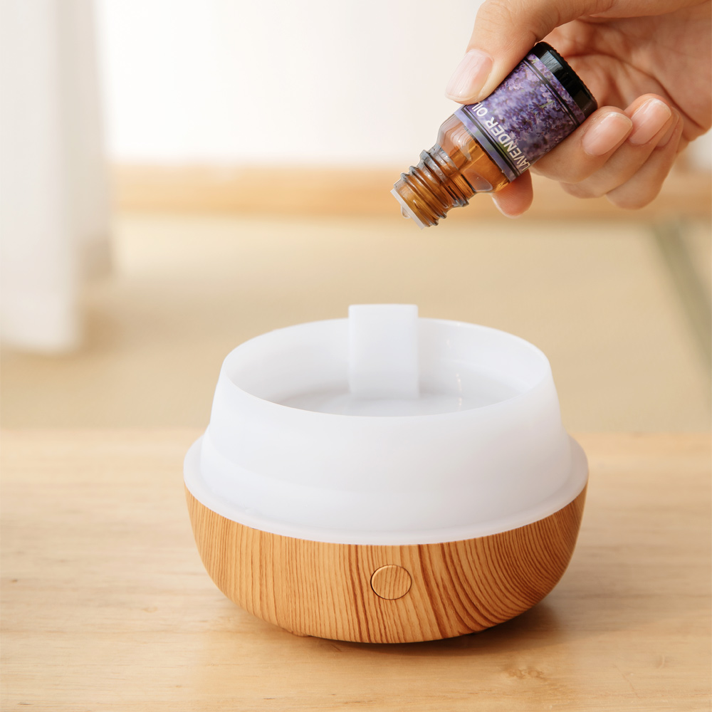 Aroma Diffuser Usb Luchtbevochtiger Ultrasone Essentiële Olie Diffuser 7 Kleur Led Gradiënt Luchtverfrisser