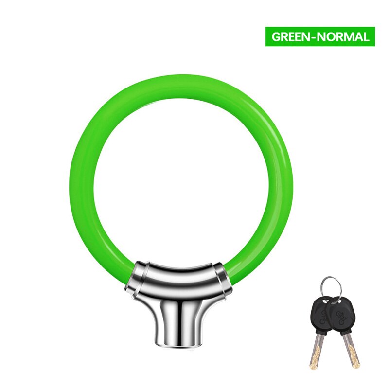 Anti-theft Bicycle Locks U-shaped Locks for Mountain Bikes And Motorcycles Anti-theft Riding Accessories: Green