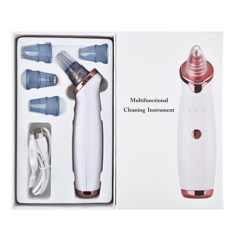 Pore Cleaner Blackhead Remover Vacuum Electric Nose Face Deep Cleansing Skin Care Machine Birthday Beauty Tool: blackhead remover B