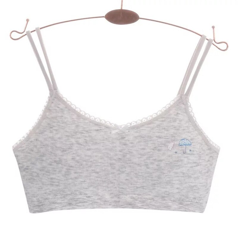 Meisjes Beha Katoen Kids Sport Beha Ademend Bustier Voor Meisjes Kinderen Sport Bras Soft Bh Zonder Beugel: 4