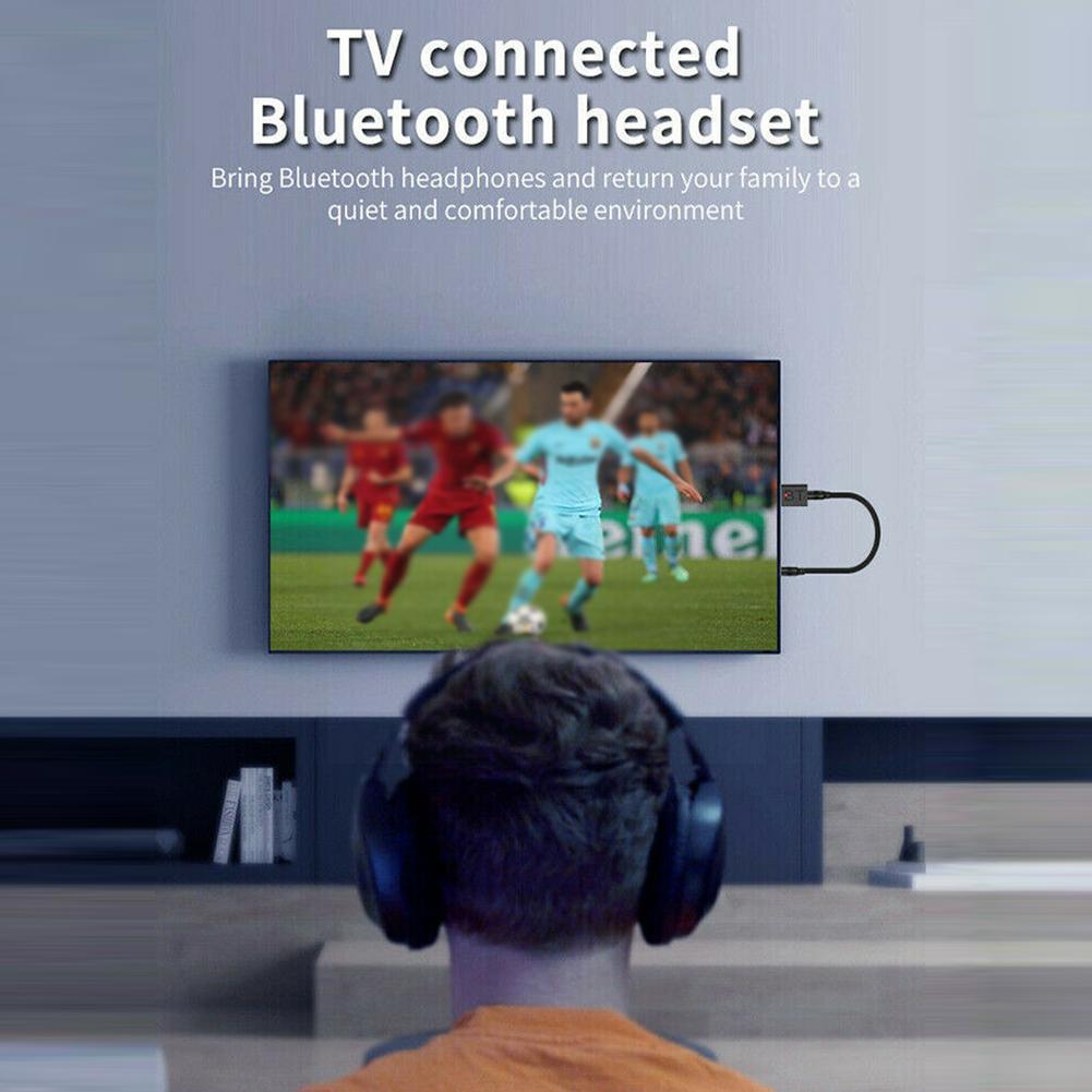 Usb-funk-bluetooth- 5.0 -sender-empfänger-adapter für musiklautsprecher und 3.5mm aux-anschlüsse, autoradio-aux-audioadapter für tv/pc/auto ( o0 v 2)