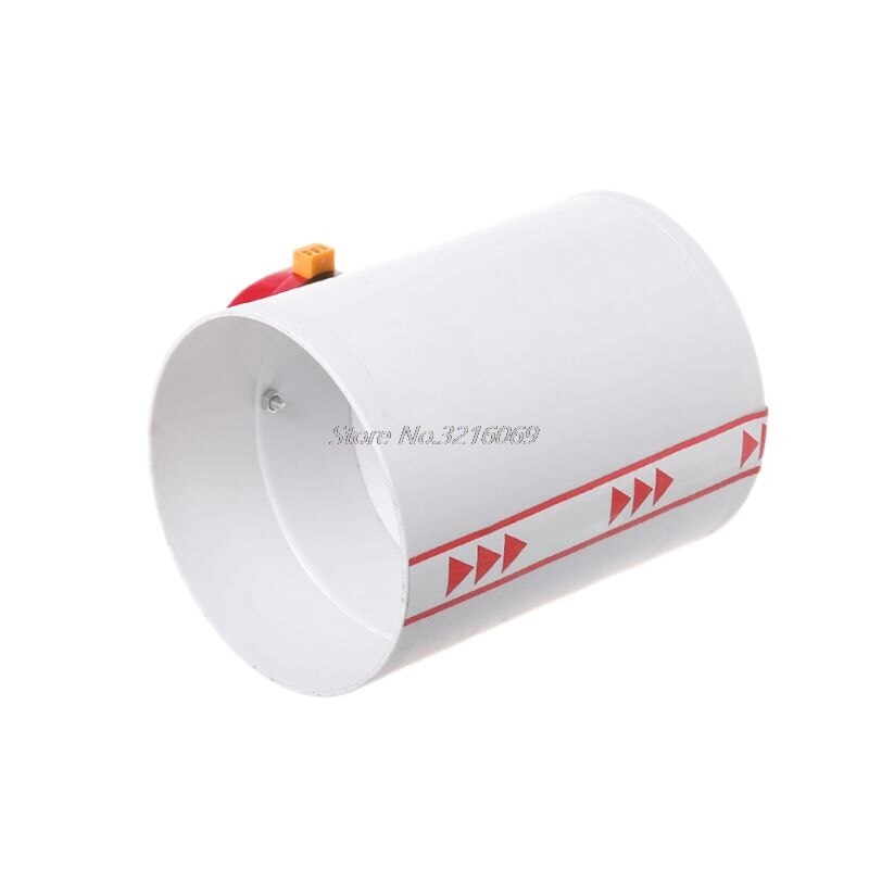 220V Plastic Electric Damper Check Valve 110mm Air Volume Control Valves For Ventilation Pipe