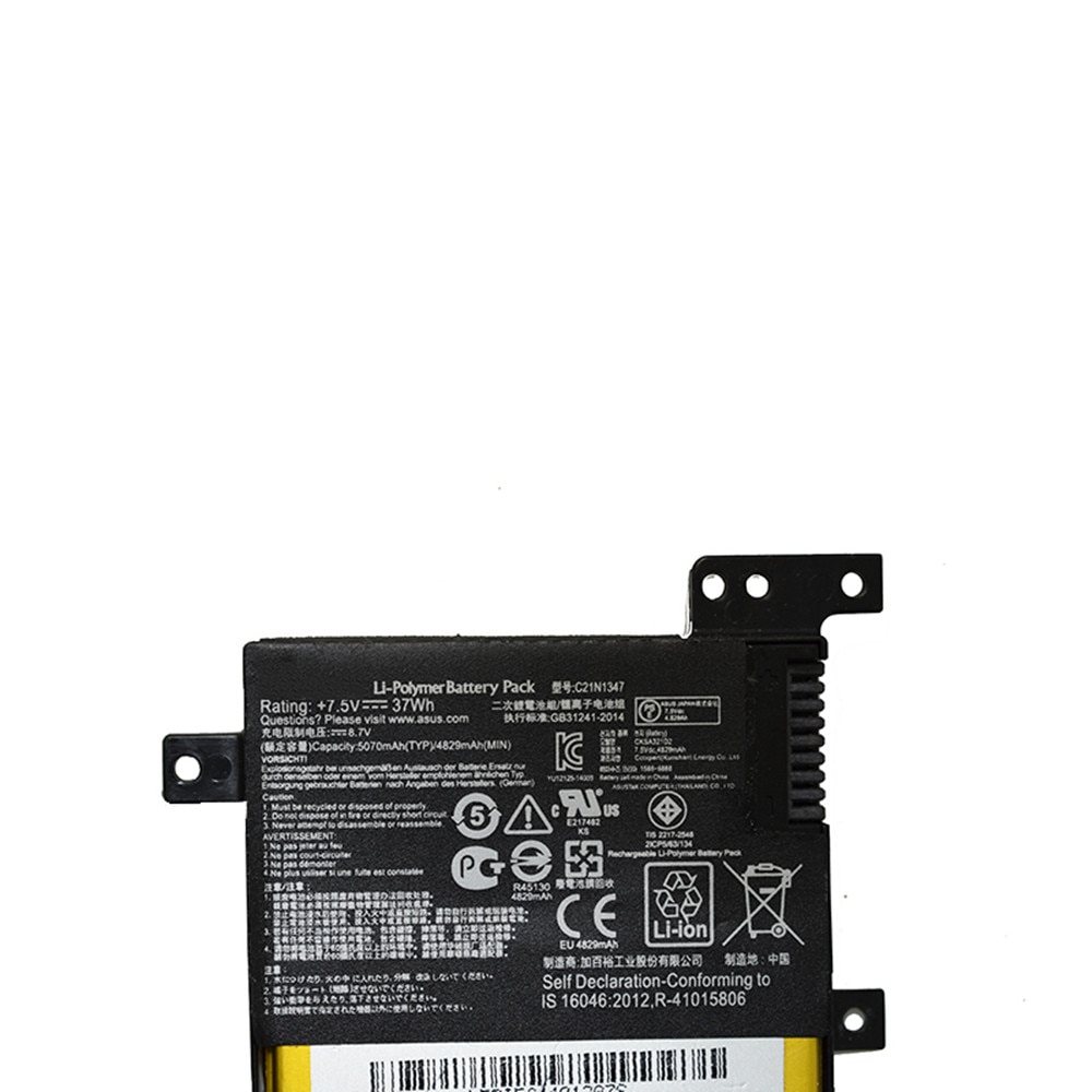 Znovay 7.5v 37wh kannettavan tietokoneen akku asus  x554l x555l x555lb x555ln x555 x555ld x555lp f555a f555u w519l f555ua vm  c21 n 1347 :lle
