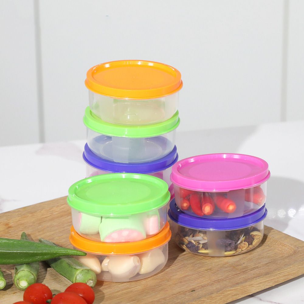 85Cm Herbruikbare Mini Plastic Voedsel Opslag Dozen Containers Snack Moer Fruit Organisator Keuken Accessoires Box Set Met Deksels