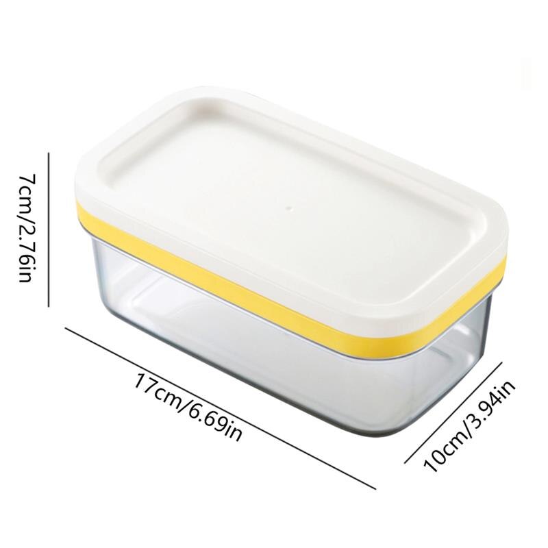 Butter Cutter Stainless Steel Slicer Cheese Glass Butter Keeper Container Box Multifunction Kitchen Accessories