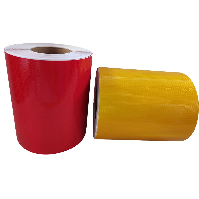 20cm*5m Car Reflective Stickers Safety Mark Reflective Strips Warning Stickers Tape Exterior Warning Strip Protect