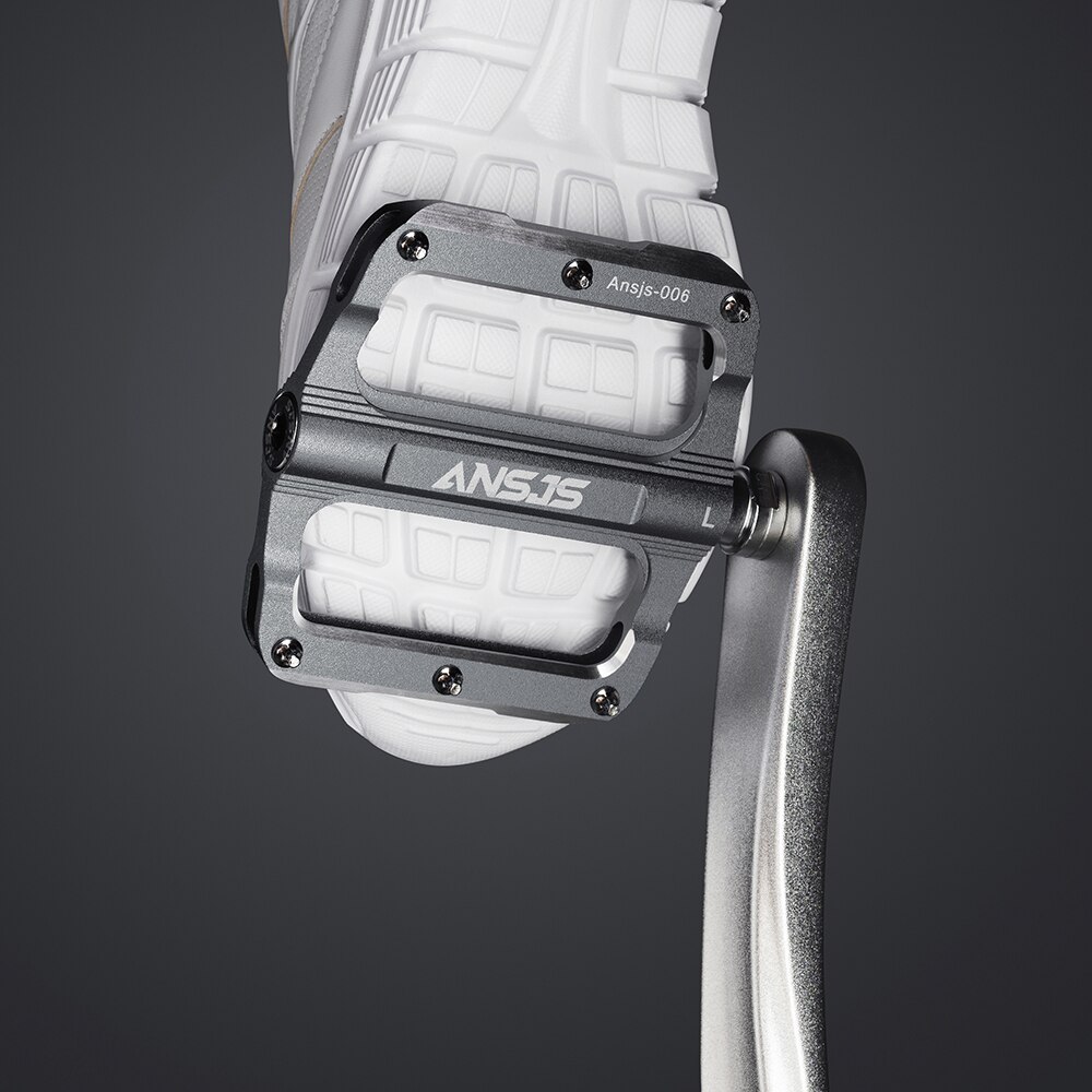 Ansjs Beauty Star Bike Pedals Bicycle Pedals 9/16 Inch Spindle Universal Cycling Pedals Aluminium Alloy Lightweight Bike Pedals