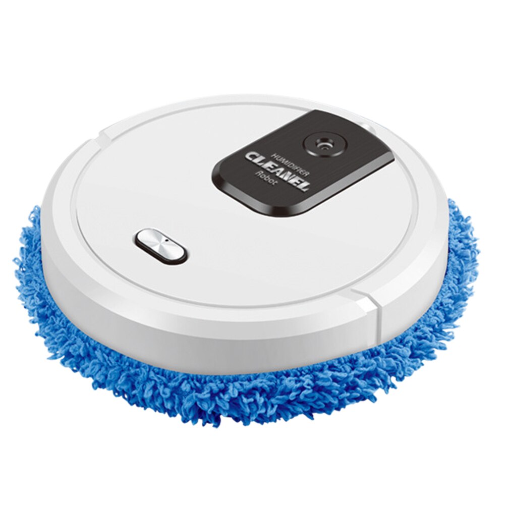 Multifunctional Smart Floor Cleaner 3-In-1 Auto Rechargeable Smart Sweeping Robot Dry Wet Sweeping Vacuum Cleaner: White