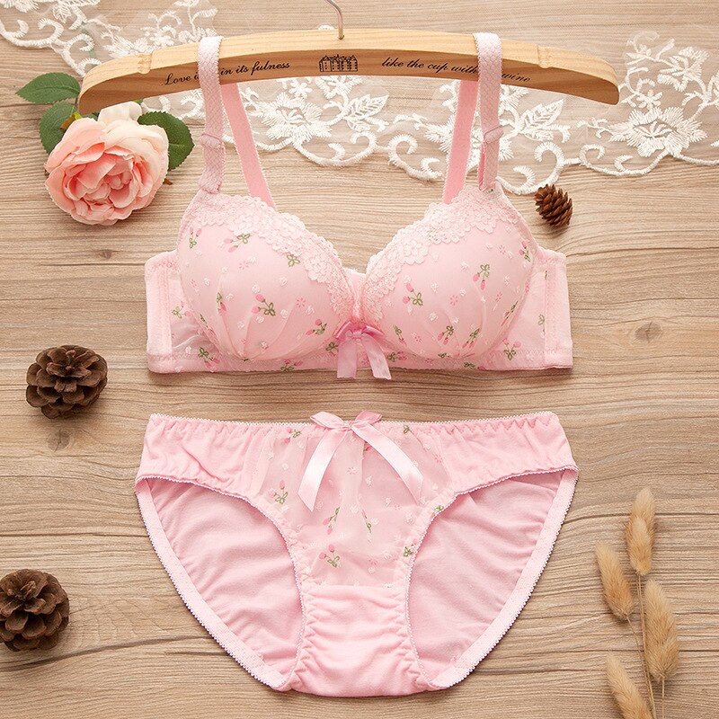 Tiener Ondergoed Jonge Tieners In Lingerie Jong Meisjes Bh En Slipje Sets Kinderen Beha Kleine Maat 12/14/15 Jaar oude Kleding Kind