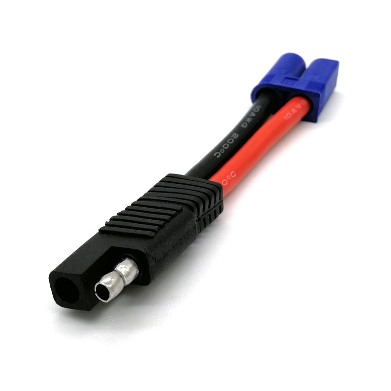 DIY EC5 Male Plug Connector To SAE Power Automotive Adapter Cable Wire