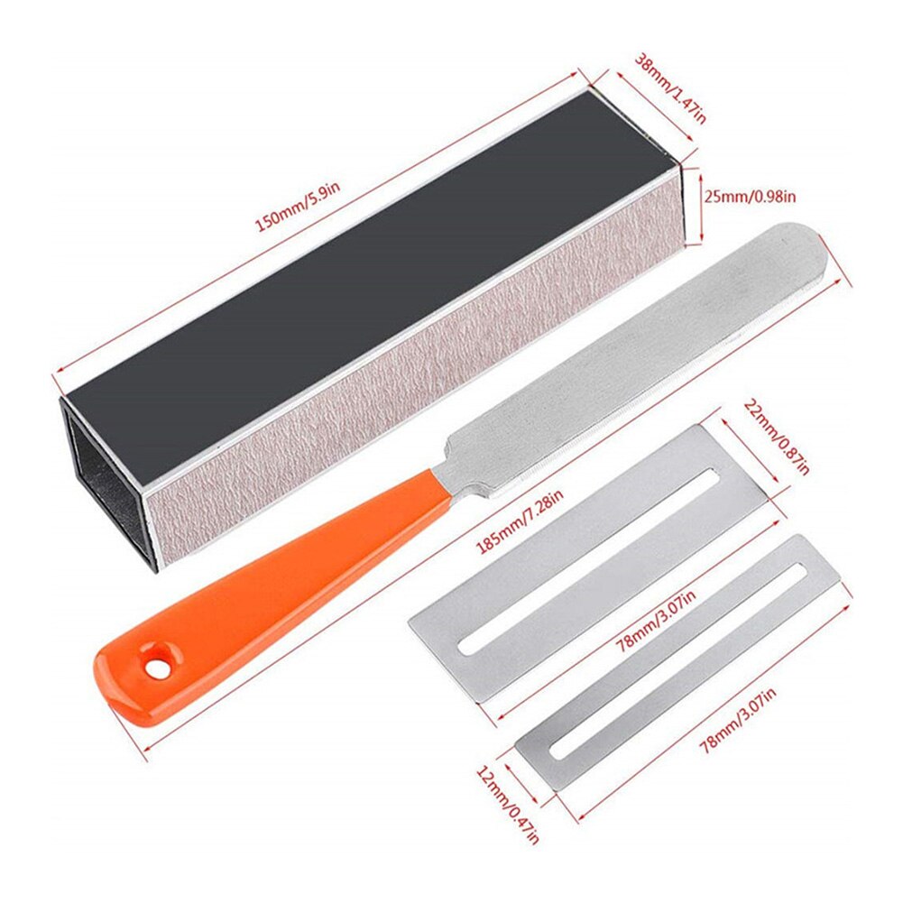4pcs Guitar Fret Polishing File Leveling Tool Electric Guitar Guard