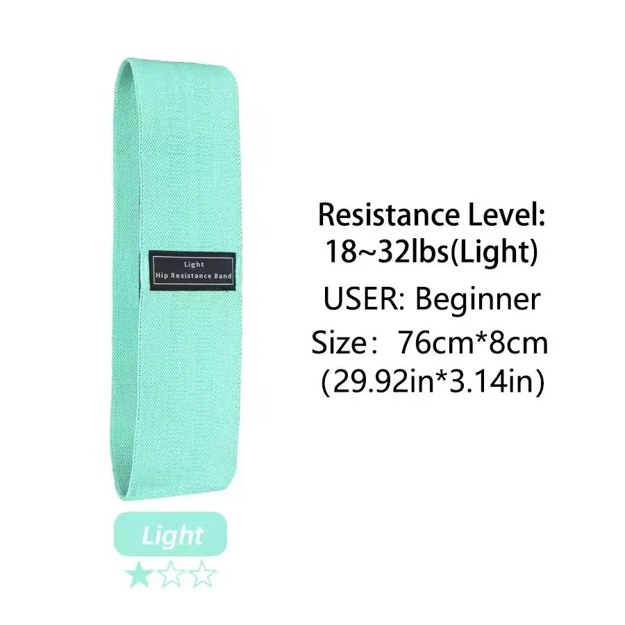 Stofweerstand Heup Booty Bands Glute Dij Elastische trainingsbanden Squat Circle Stretch Fitnessstrips Loops Yoga Gymapparatuur: Rood