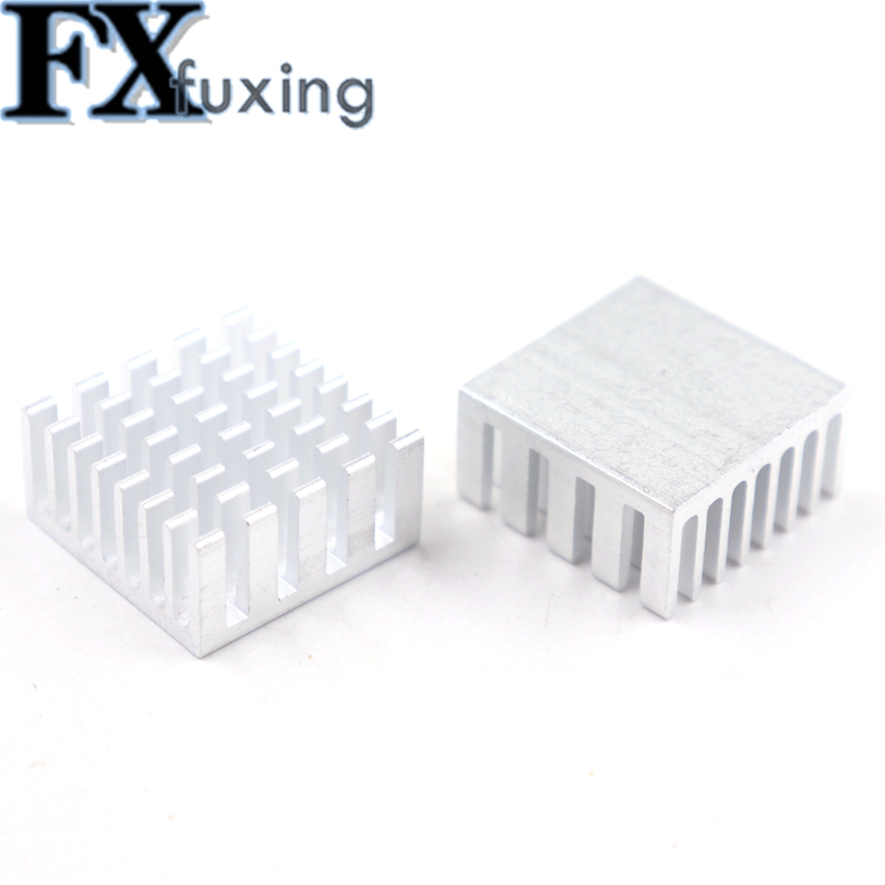 10PCS Silver 20*20*10mm Heat Sink Routing CPU Radiator 20x20x10mm Electronic Heat Sink Pure Aluminum LED Heat Sink 20*20*10