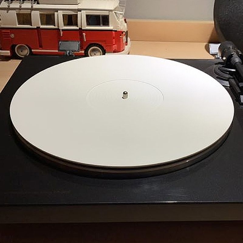 Esteira acrílica do vinil do lp da almofada de registro de 12 Polegada 3mm antiestática slipmat para acessórios c7aa do fonógrafo da plataforma giratória