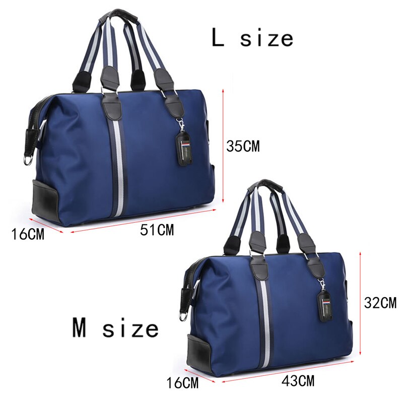 Męska podróżna torba biznesowa o dużej pojemności torba męska damska podróżna torba-worek wodoodporny nylonowy bagaż podręczny kostki robić pakowania