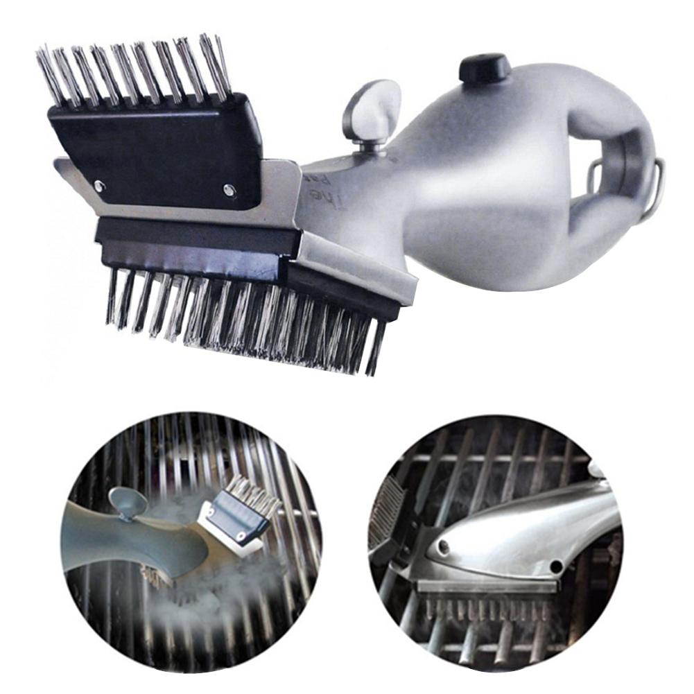 Barbecue Grill Daddy Steam Cleaning Outdoor Stainless Steel BBQ Grill Brush For Charcoal Cleaner or Gas Accessories Cooking Tool