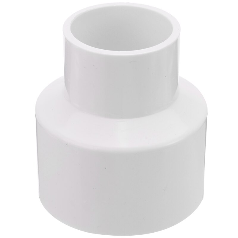 1Pcs PVC Woodworking Reducer Adaptor 50mm to 32mm For Dust Collector For Woodworking Power Tool