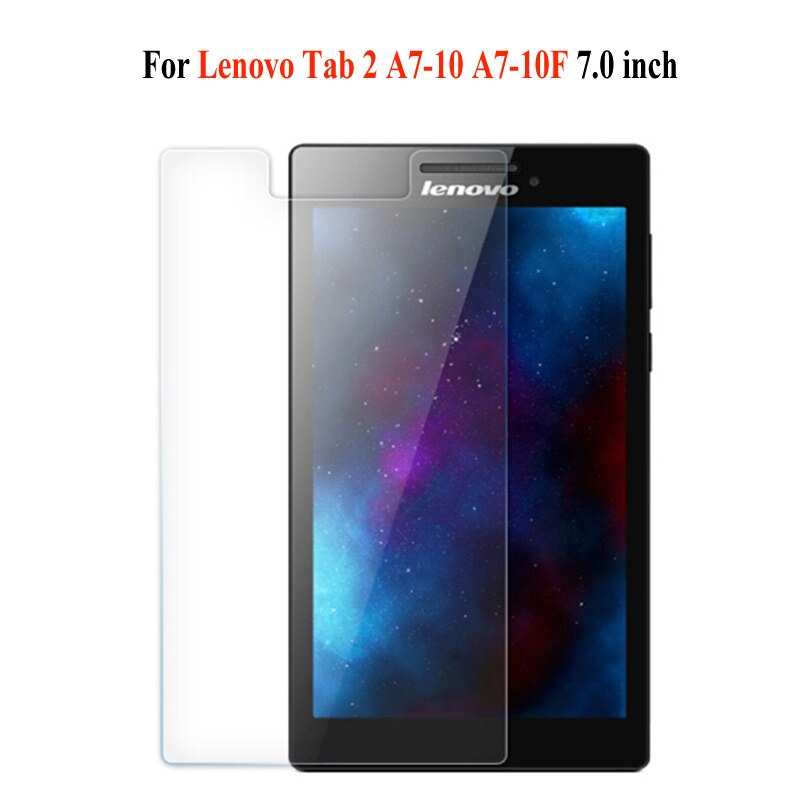 Film En Verre trempé pour Lenovo Tab 2 A8-50F A7-10 A7-20F A7-30HC A10-30F A10-70F 7.0 8.0 10.1 pouces Protecteur D'écran Film de Verre: Lenovo A7-10