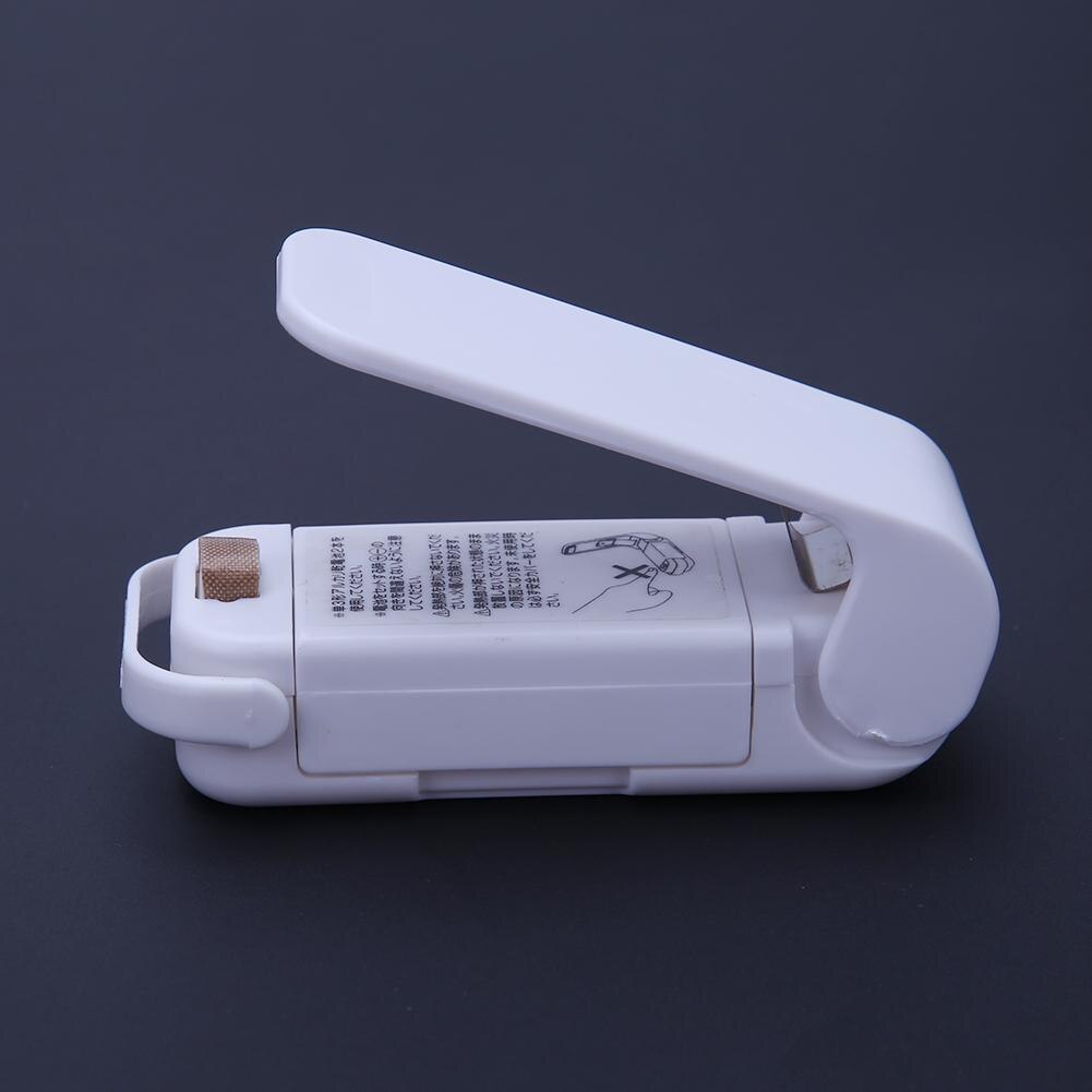 Mini Portable Handy Plastic Bag Sealer Sealing Machine Household(White)