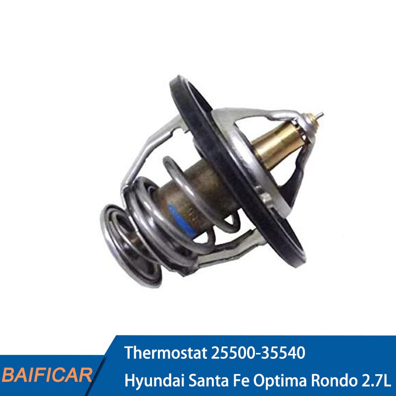 Baificar-termostato original OEM 25500-35540 para Hyundai, Santa Fe, Kia Sorento, Optima, Rondo, 2.7L