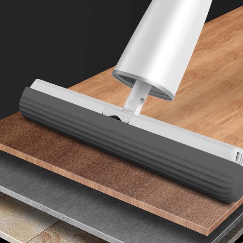 Automatische Self-Wringen Mop Vlakmop Met Pva Spons Mop Heads Floor Wassen Mop Voor Slaapkamer Household Cleaning Tools
