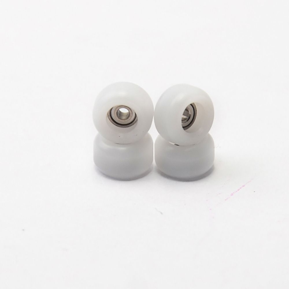 4Pcs Bearing Wheel PU Metal Urethane Fingerboard Wheels CNC Mini Finger Skate Board Accessory
