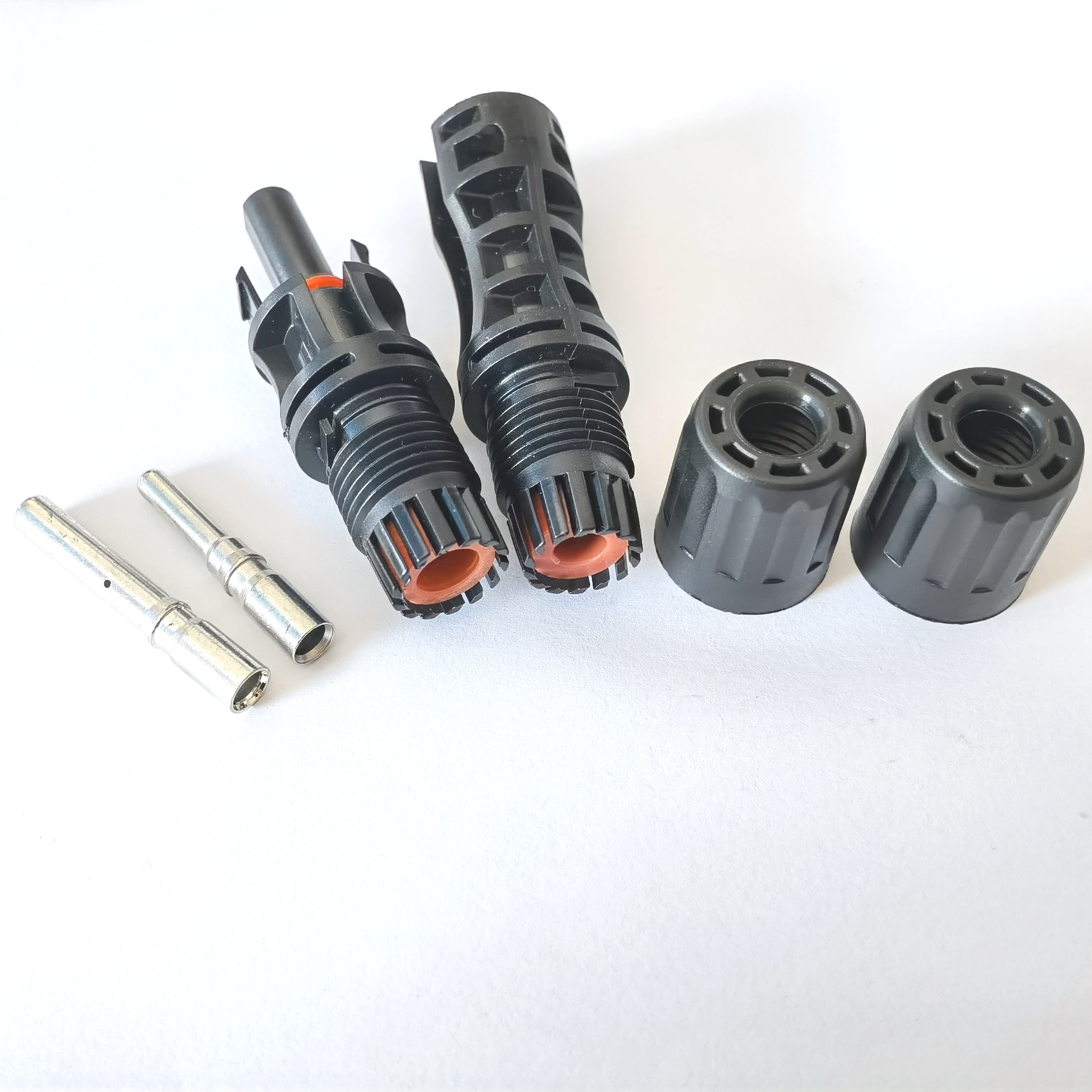 Conector solar Conectores de panel solar fotovoltaico macho y hembra IP67 1000V/1500VDC para cable solar 14/12/10/8 AWG uso en sistema solar