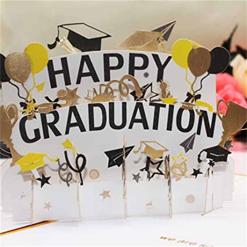 3D Graduation Greeting Card with Envelope Pop Up Graduation Cards Graduation Congratulation Card Graduation Greeting Cards