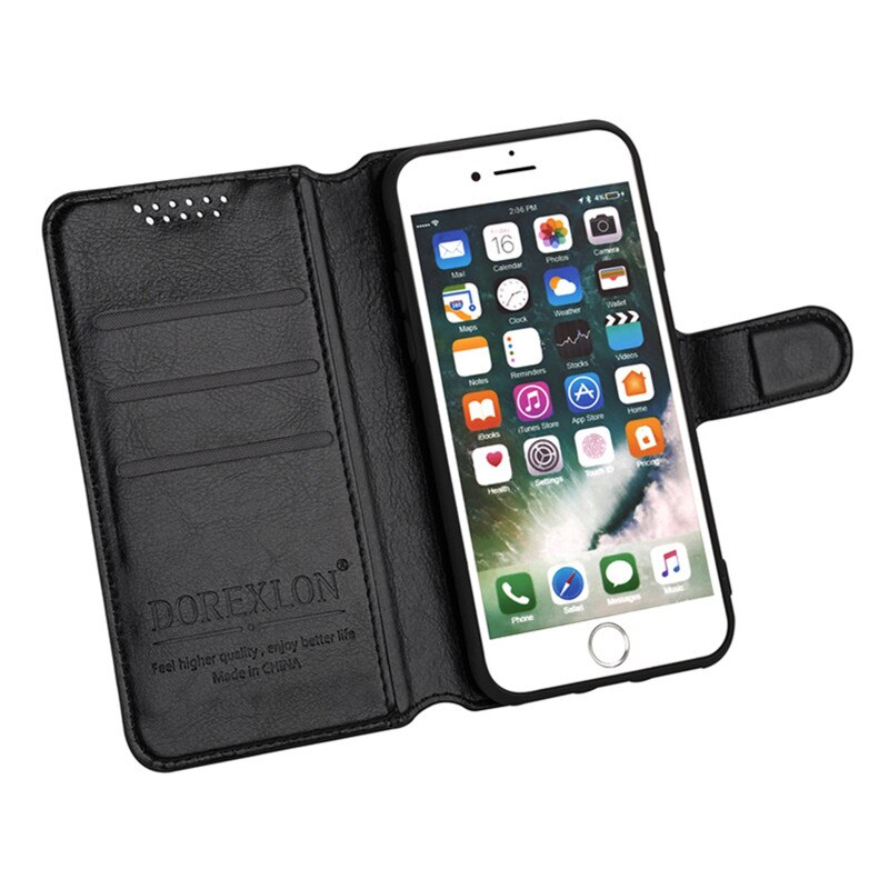 Flipcase voor samsung galaxy grand duos  i9082 i9080 gt-i9082 grand neo  i9060 gt-i9060i plus gt  i9060i hoesje met kaarthouder: Zwart