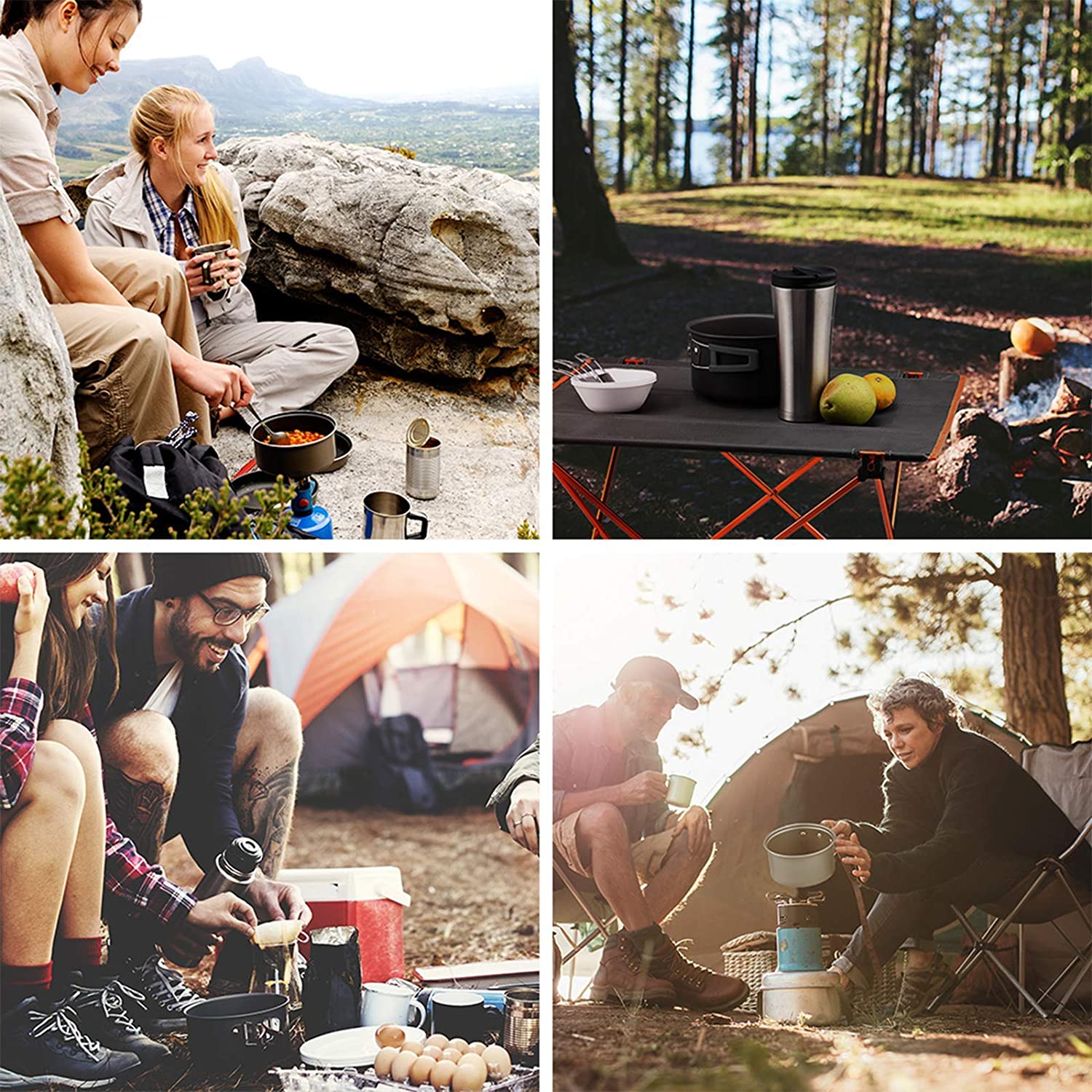 Ultra-licht Aluminium Legierung Camping Kochgeschirr Bausatz Utensilien Kochen Ich bin Freien Teekanne Picknick Geschirr Wasserkocher Topf Braten Pfanne Ausrügestochen