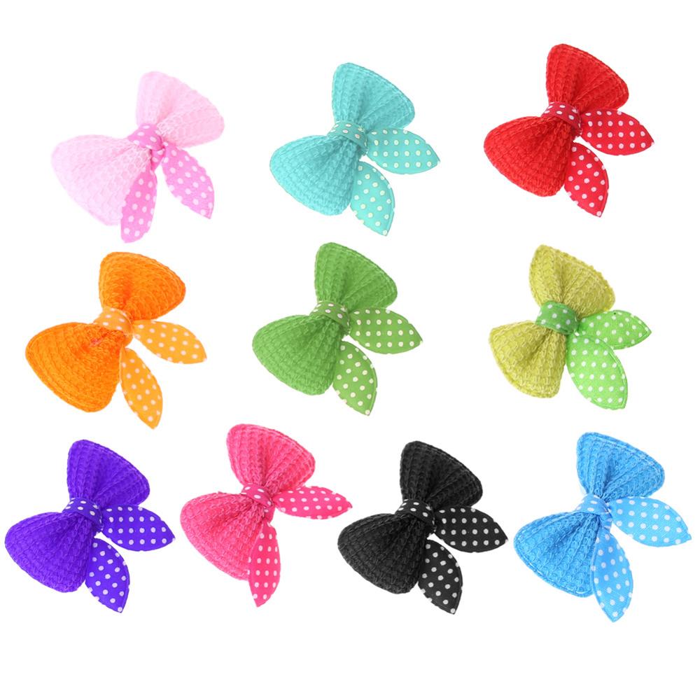 Lazos para el pelo para perros, pinzas para el pelo de mariposa, lazo para cachorros, horquillas con lazo, accesorios para el cuidado de mascotas y gatos, 10 Uds.