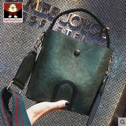 Beibaobao tassen pu leren messengertassen voor dames, klinknagels, crossbodytassen voor dames, schoudertassen voor meisjes: Groente