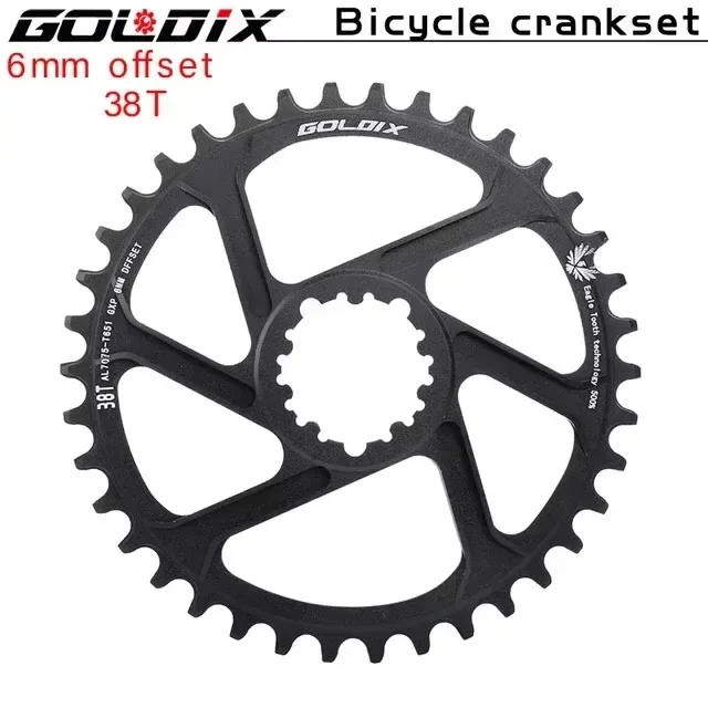 Mountainbike Kettingblad - Direct Mount 3°/6° Offset - 30T-38T Wide Narrow - voor SRAM NX XX XO Eagle: Lichtgroen