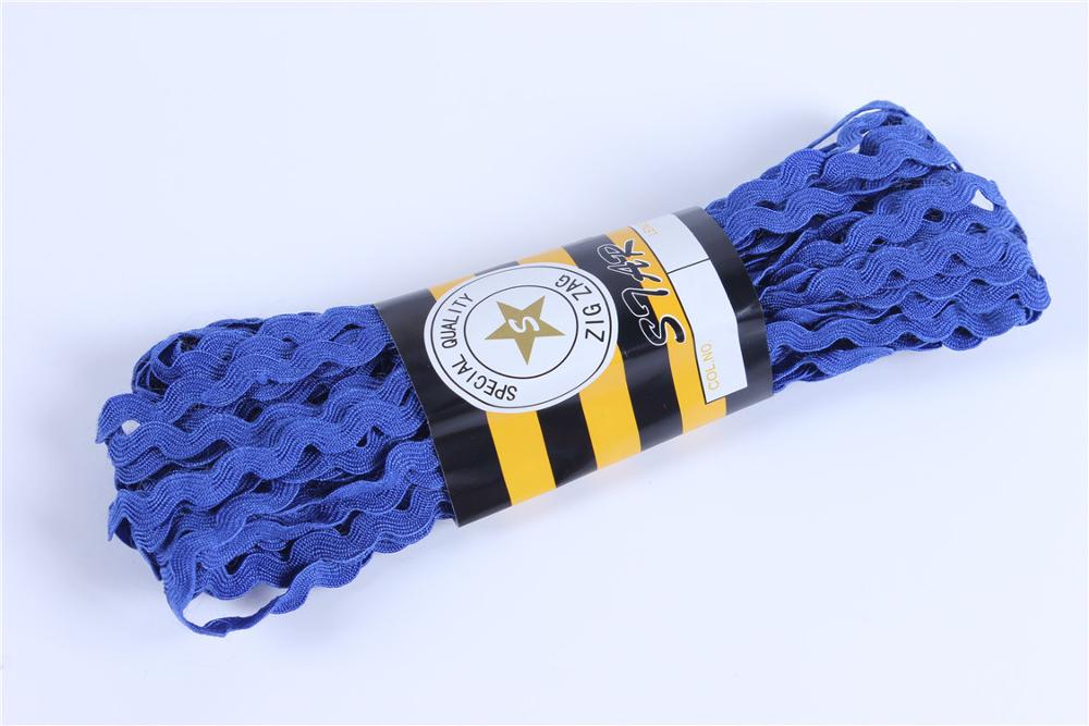 15yard/lot S Shaped Curve Wavy Lace Trim Ribbon Handmade Hat Curtain Pillow DIY Sewing Crafts Wedding Party Decorations: Royal Blue 15Y