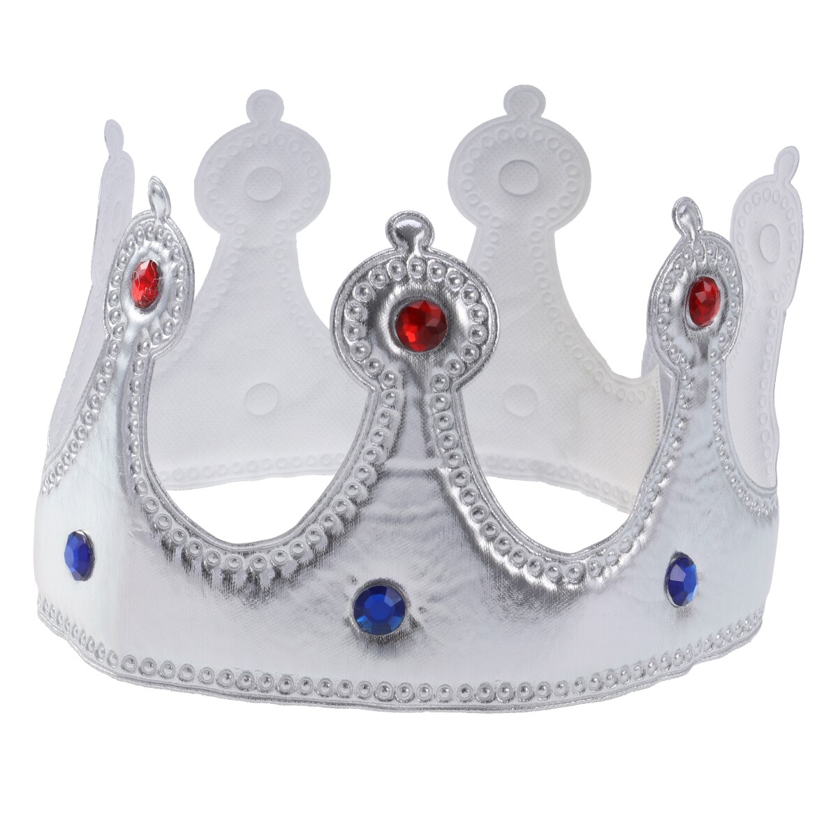 Birthday Crown Hats Kids and Adult Party Hats Party Decorations Crown Supplies (Silver): Silver