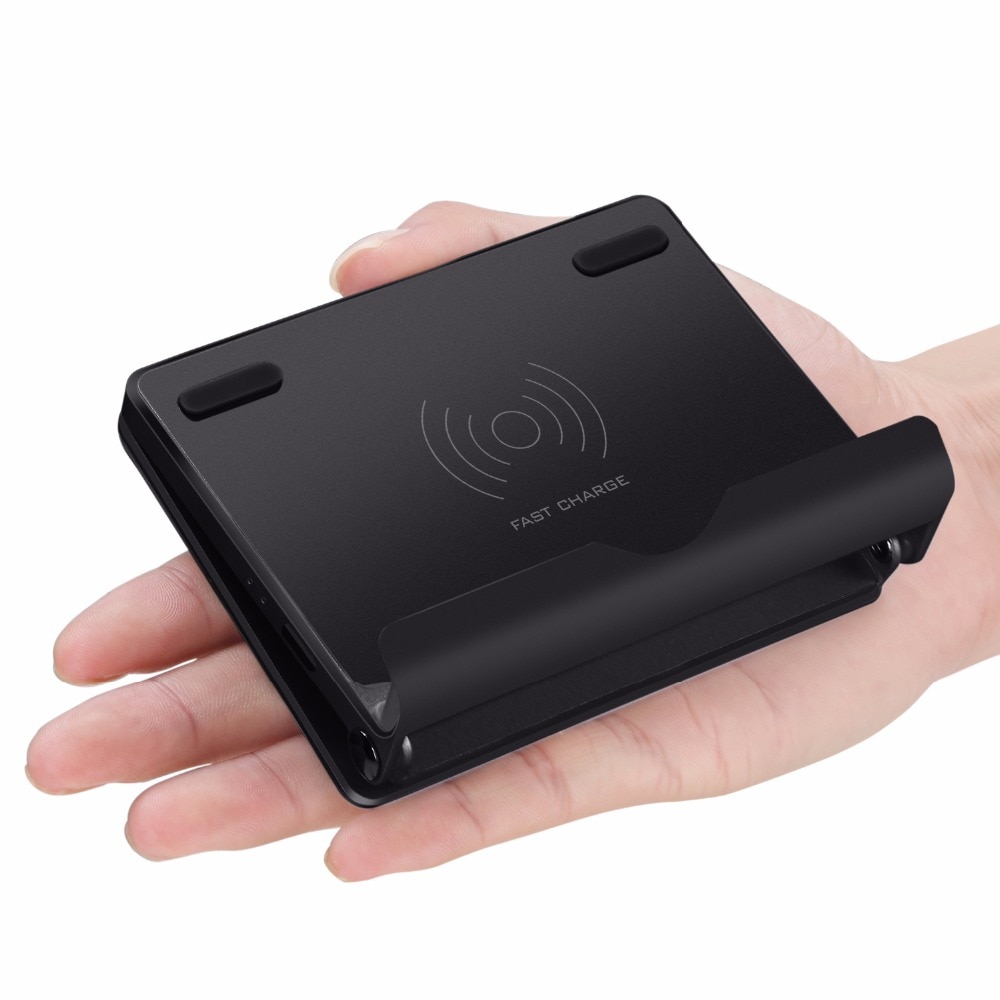 Fast Wireless Charger Stand Aluminum Universal Phone Stand QI Wireless Charging Stand Pad for Xiaomi mi 9 Samsung Galaxy S9 S10e