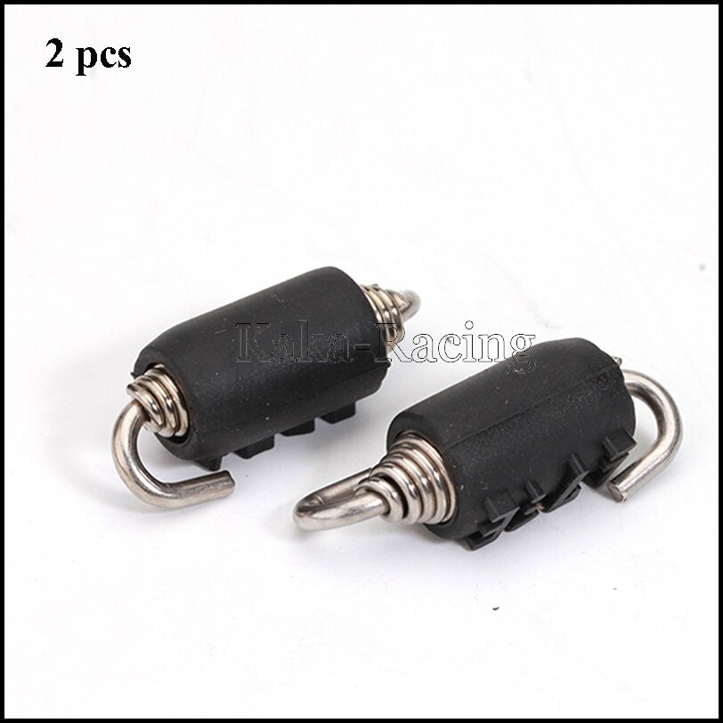 Universal de escape de la motocicleta Yoshimura primavera gancho moto accesorios para Scooter de acero inoxidable negro de silicona Springs ganchos: 2 pcs