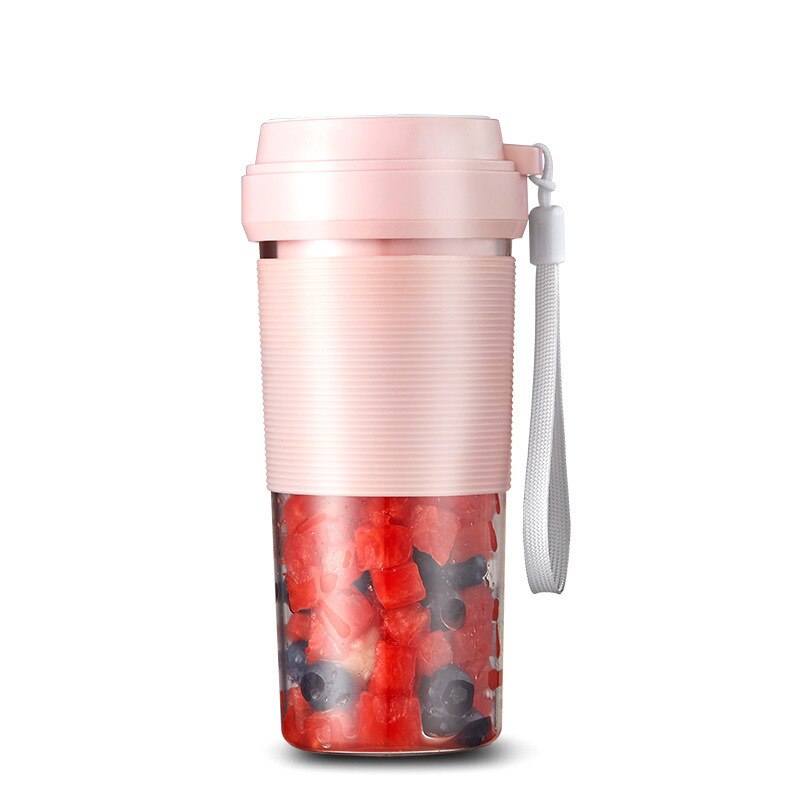 Fruktjuicer liten bärbar elektrisk juicekopp juicemaskin mini uppladdningsbar juicekopp
