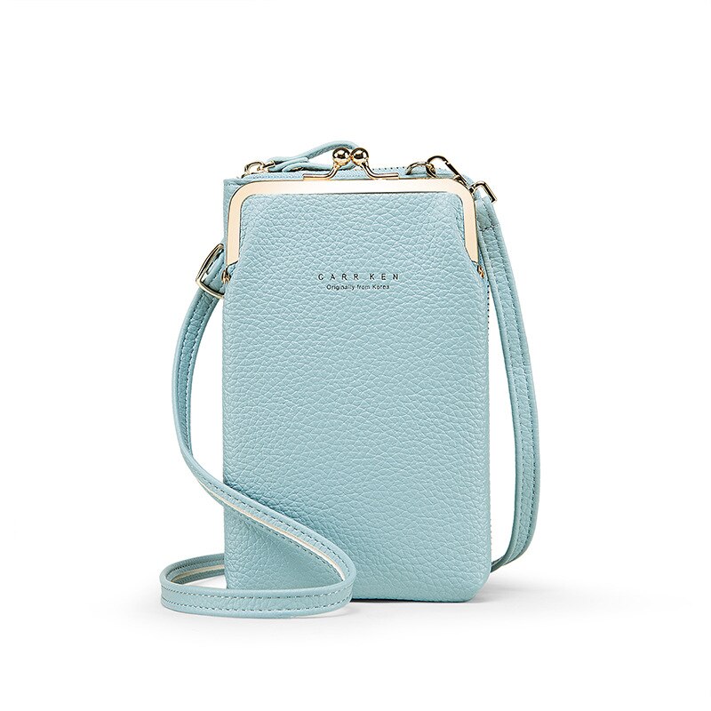 Crossbody Cell Phone Shoulder Bag PU Leather Cellphone Bag Daily Use Card Holder Mini Summer Shoulder Bag For Women Wallet: 02