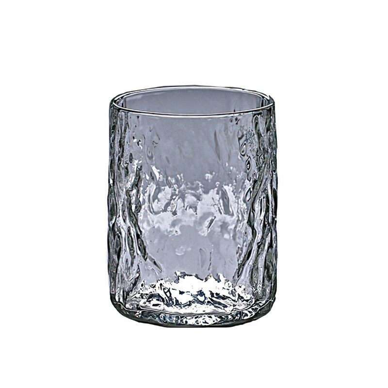 Glas bägare 230ml japanska handgjorda konmönster transparent vin whisky kopp vatten porslin familj kök hotell bar tillbehör
