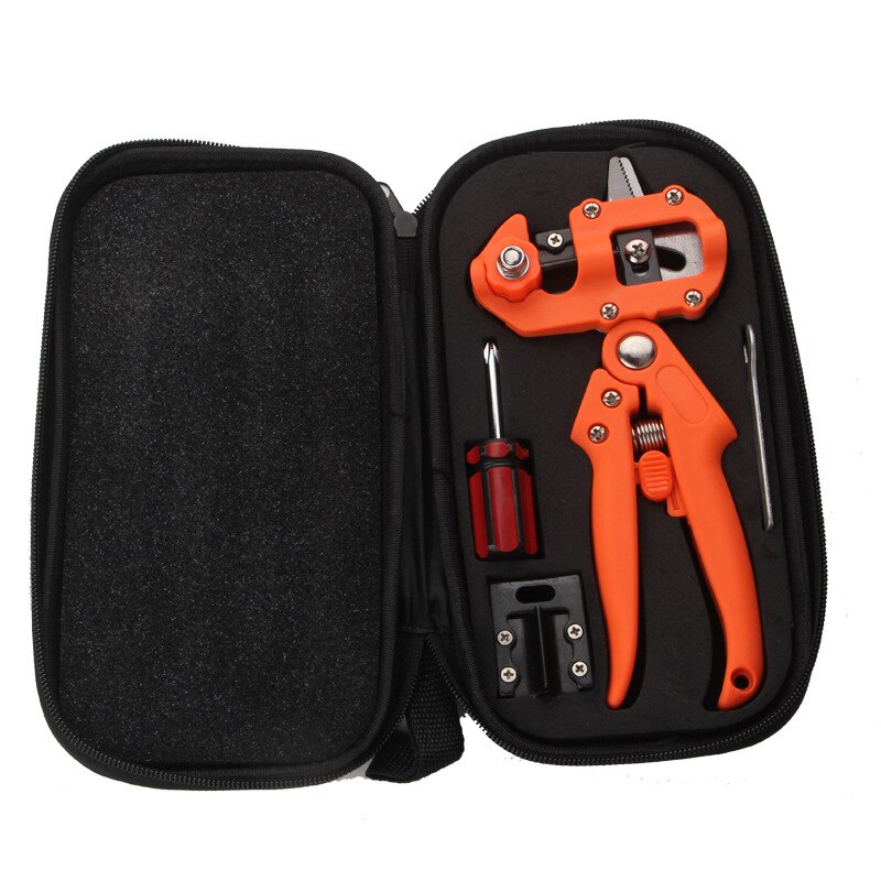 Gardening Seedling Grafter Grafting Tool Pruning Shears Fruit Tree Grafting Shears Grafting Shears Garden Tool Garden Pruners: Cloth bag orange